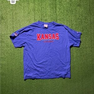 Champions Kansas JayHawks Blue Tee
Size XXL